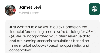 On-demand access to your finance expert